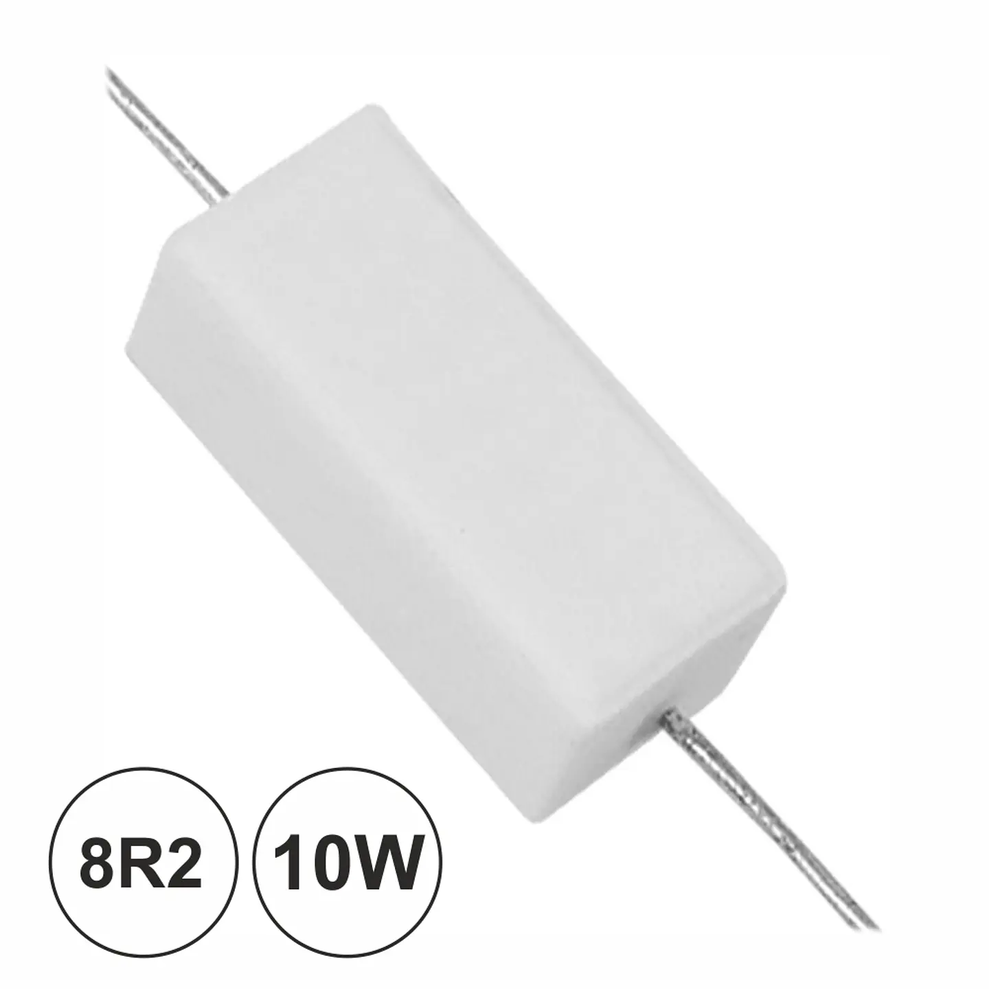 RESISTÊNCIA BOBINADA 8R2 10W 1