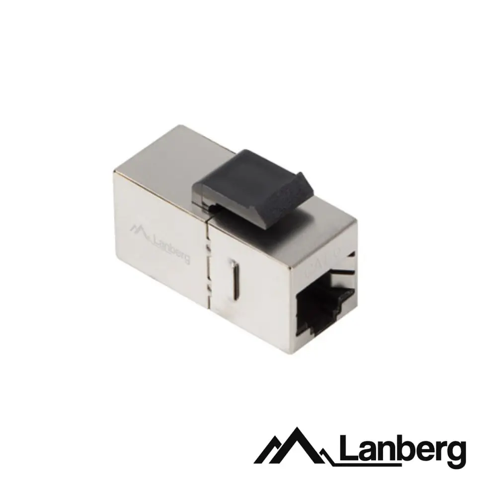 Ficha Adaptadora Keystone CAT6A RJ45 Fêmea p/ RJ45 Fêmea 1