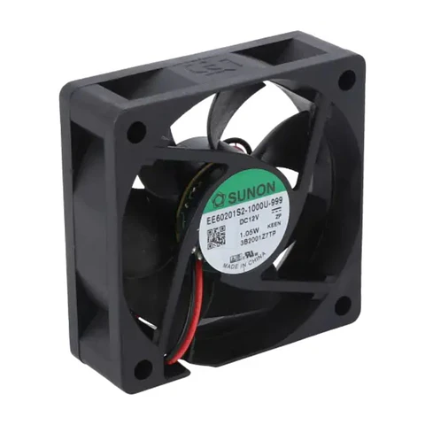 Ventoinha 12VDC 60x60x20mm 2 Fios EE60201S2-1000U-999 SUNON