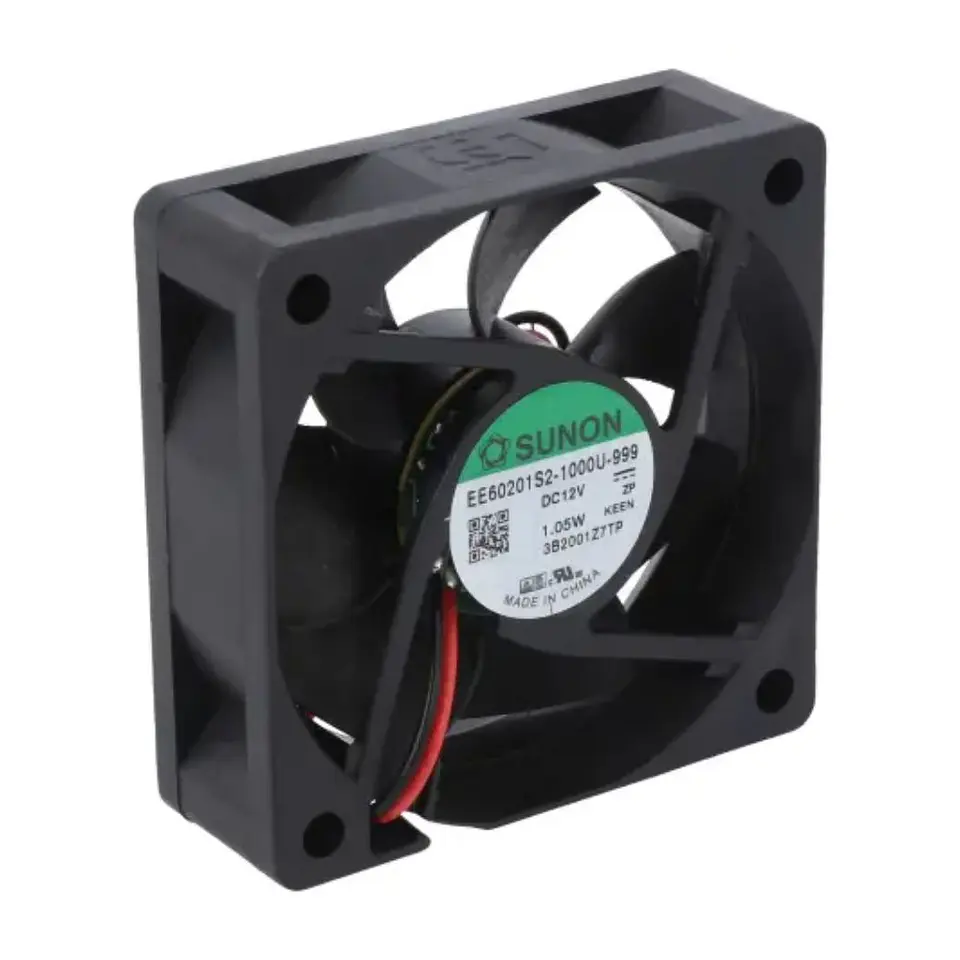 Ventoinha 12VDC 60x60x20mm 2 Fios EE60201S2-1000U-999 SUNON 1