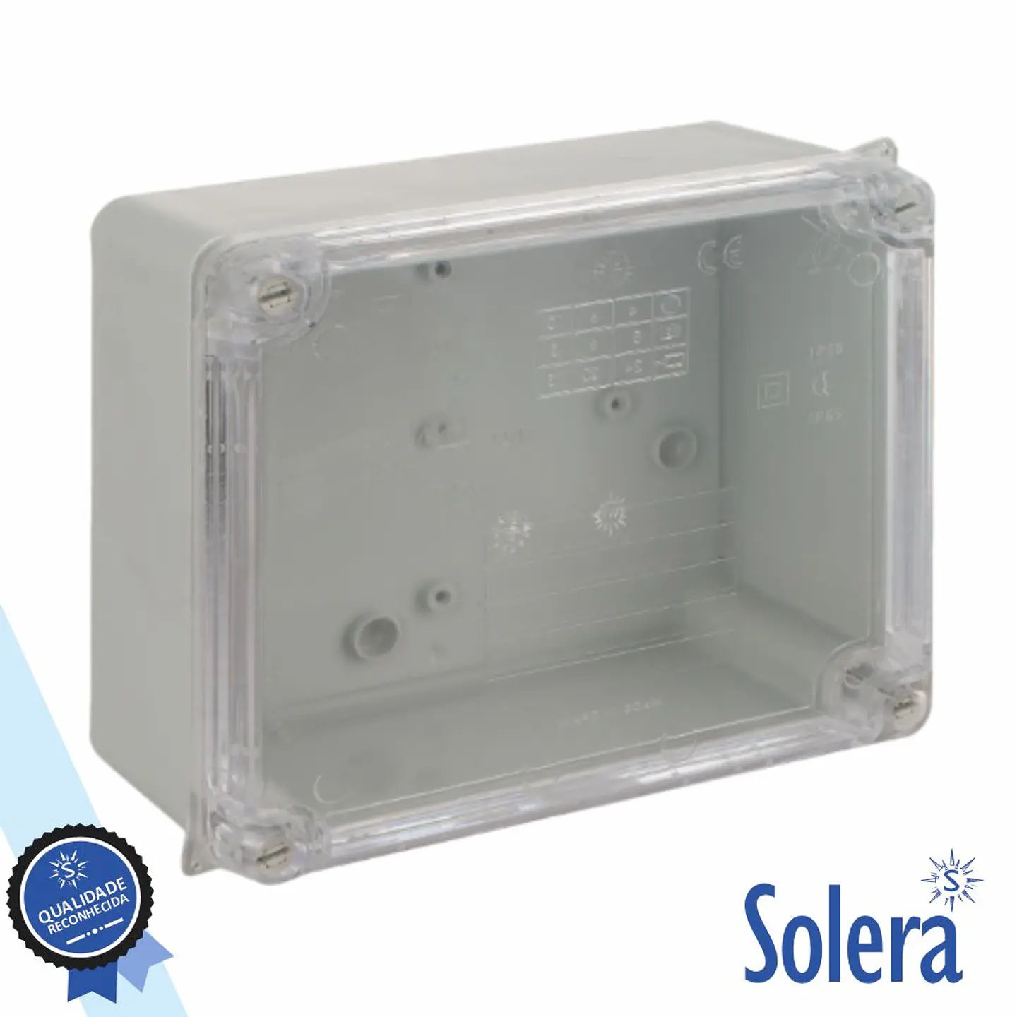 Caixa De Passagem Estanque 160x135x70mm IP65 IK08 SOLERA 1