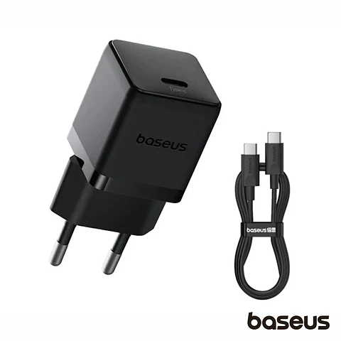 Alimentador Comutado Miniatura USB-C PD 20W BASEUS