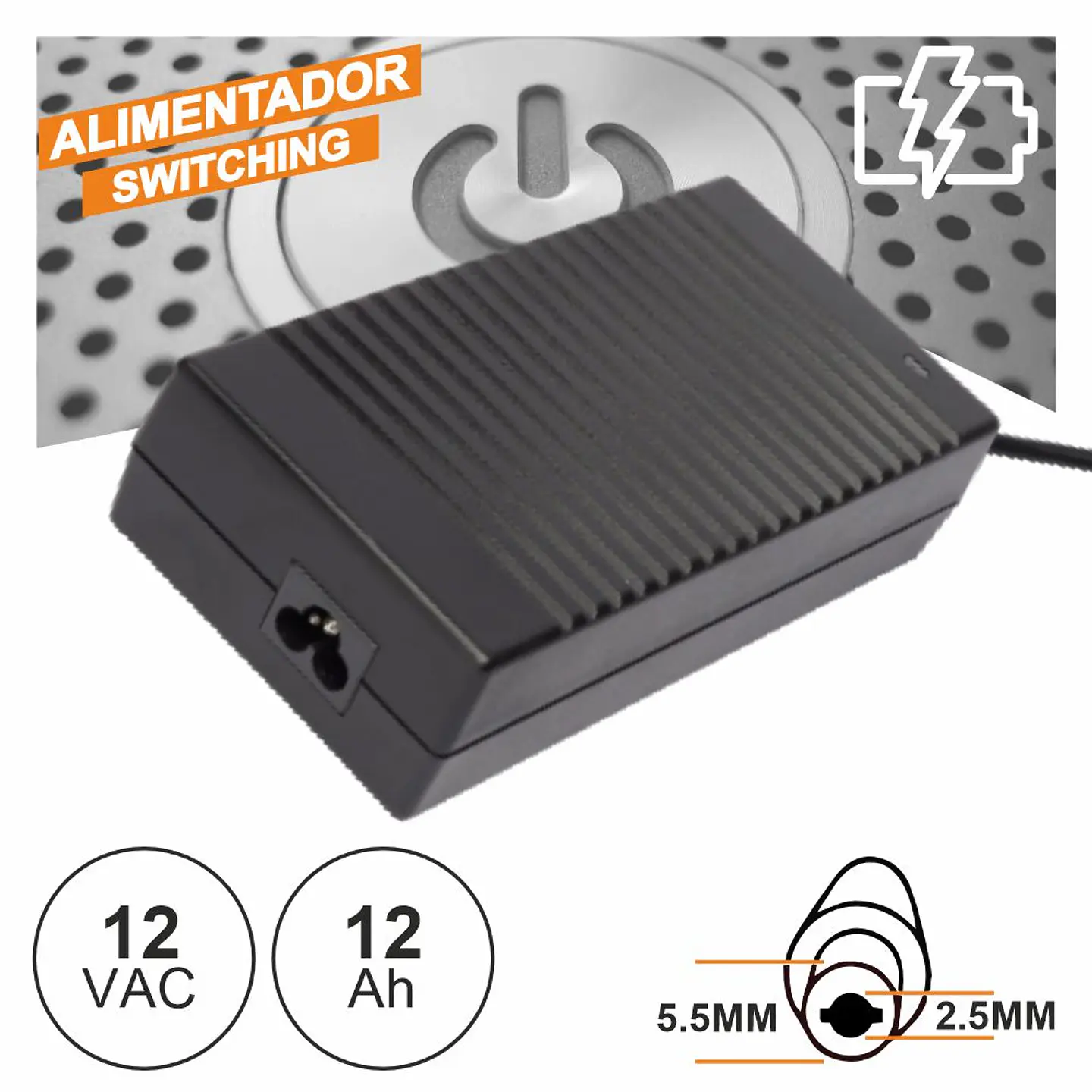 Alimentador Switching 12V 12A 1