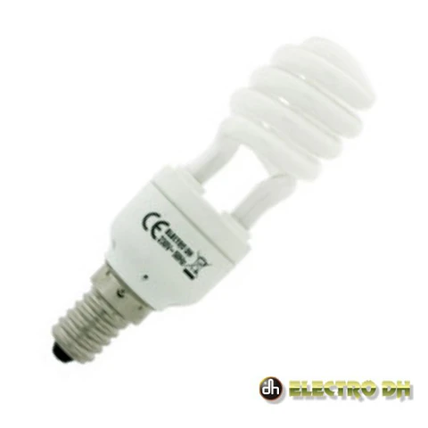 LÂMPADA E14 5W=25W 230V ECO ESPIRAL 180LM 6400K EDH