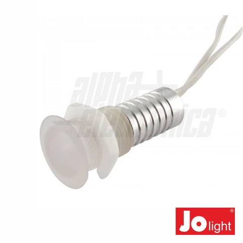 FOCO LED 1W 12V 22MM BRANCO QUENTE P/ ENCASTRAR IP20 JOLIG
