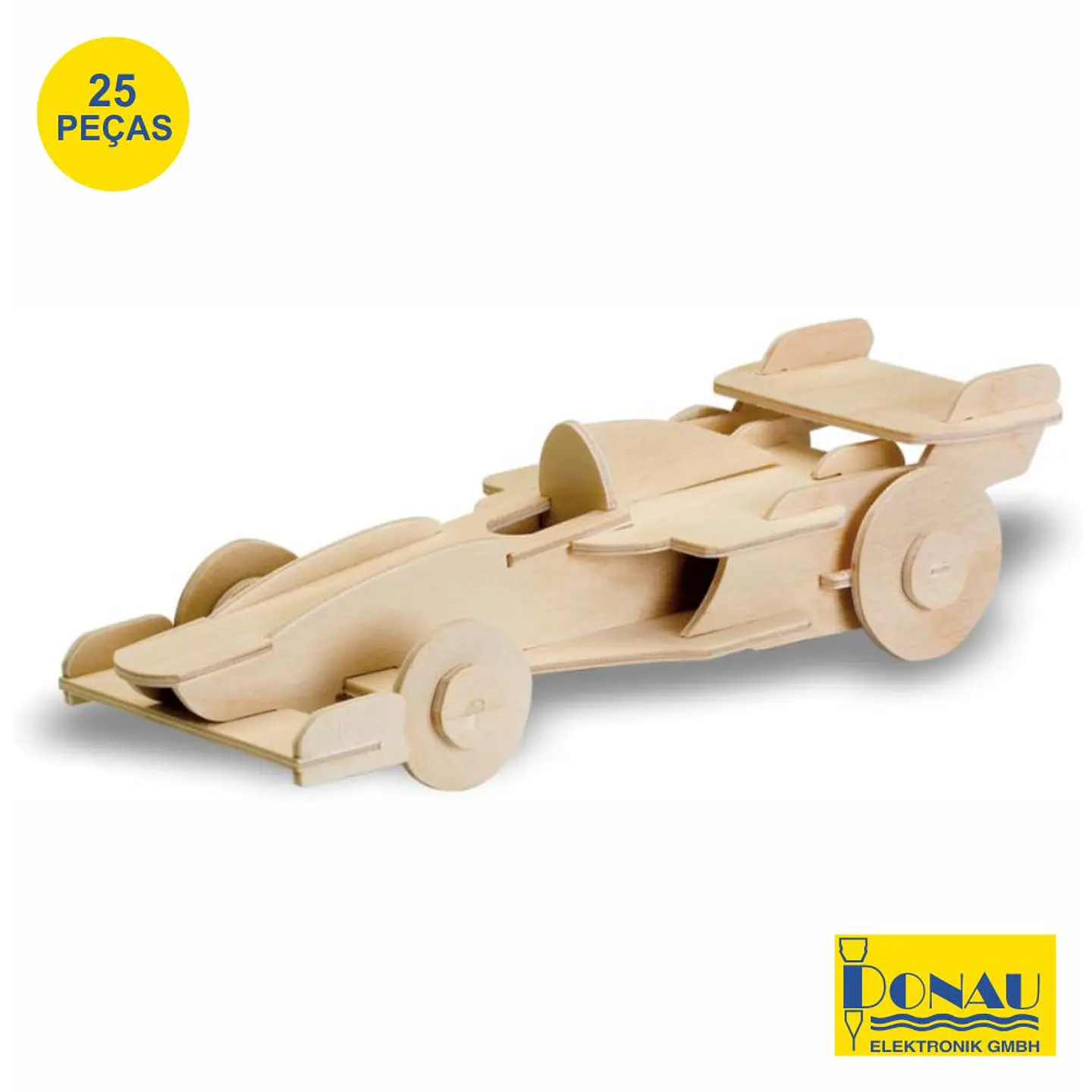 CARRO F1 PAINÉIS DE CONTRAPLACADO C/ 25 PEÇAS DONAU 1