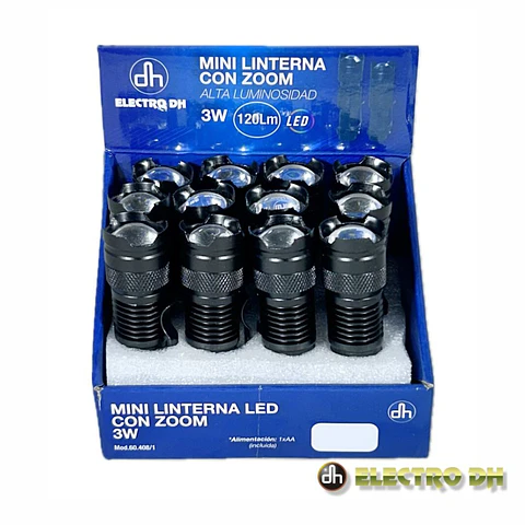 Expositor 12 Lanternas LED 3W C/ Zoom ELECTRO DH