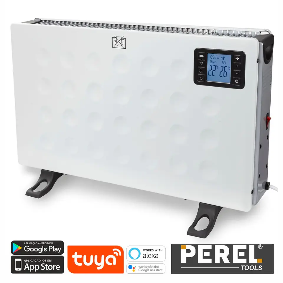Aquecedor Convector 2000W Smart WiFi PEREL 1