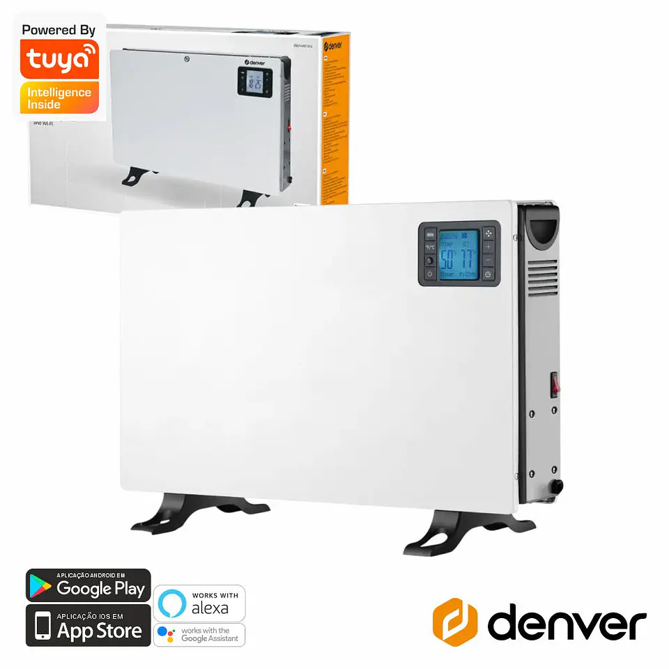 Aquecedor Convector 2000W Smart Wi-Fi Denver 1