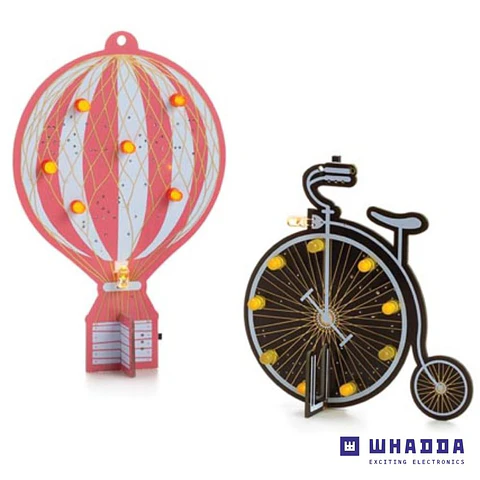 Kit de Montagem Balão Ar Quente e Bicicleta WHADDA