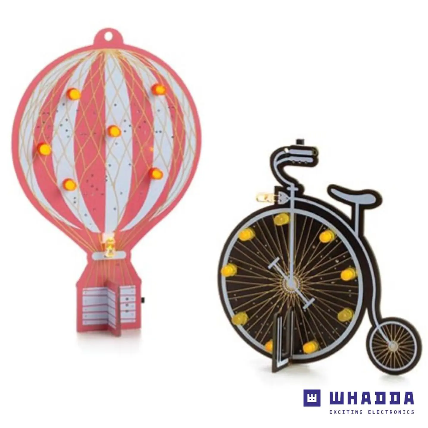 Kit de Montagem Balão Ar Quente e Bicicleta WHADDA 1