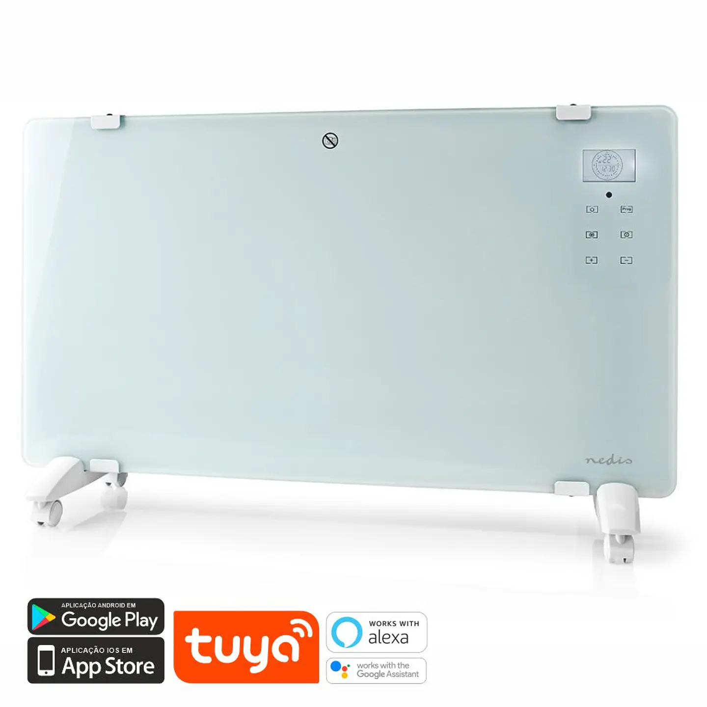 Aquecedor Convector Inteligente C/ WiFi 2000W NEDIS 1