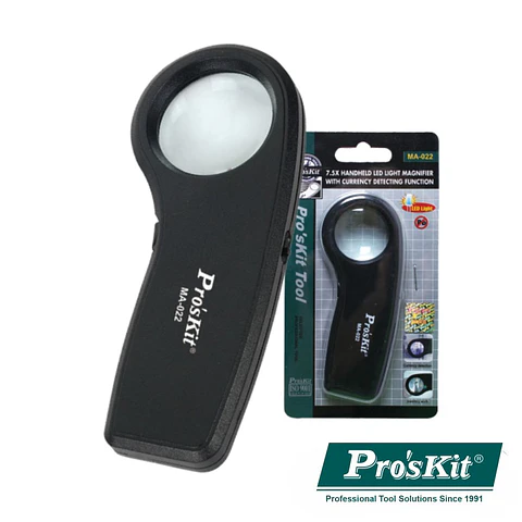 LUPA C/ ILUMINAÇÃO 1 LED 1 LED UV PROSKIT