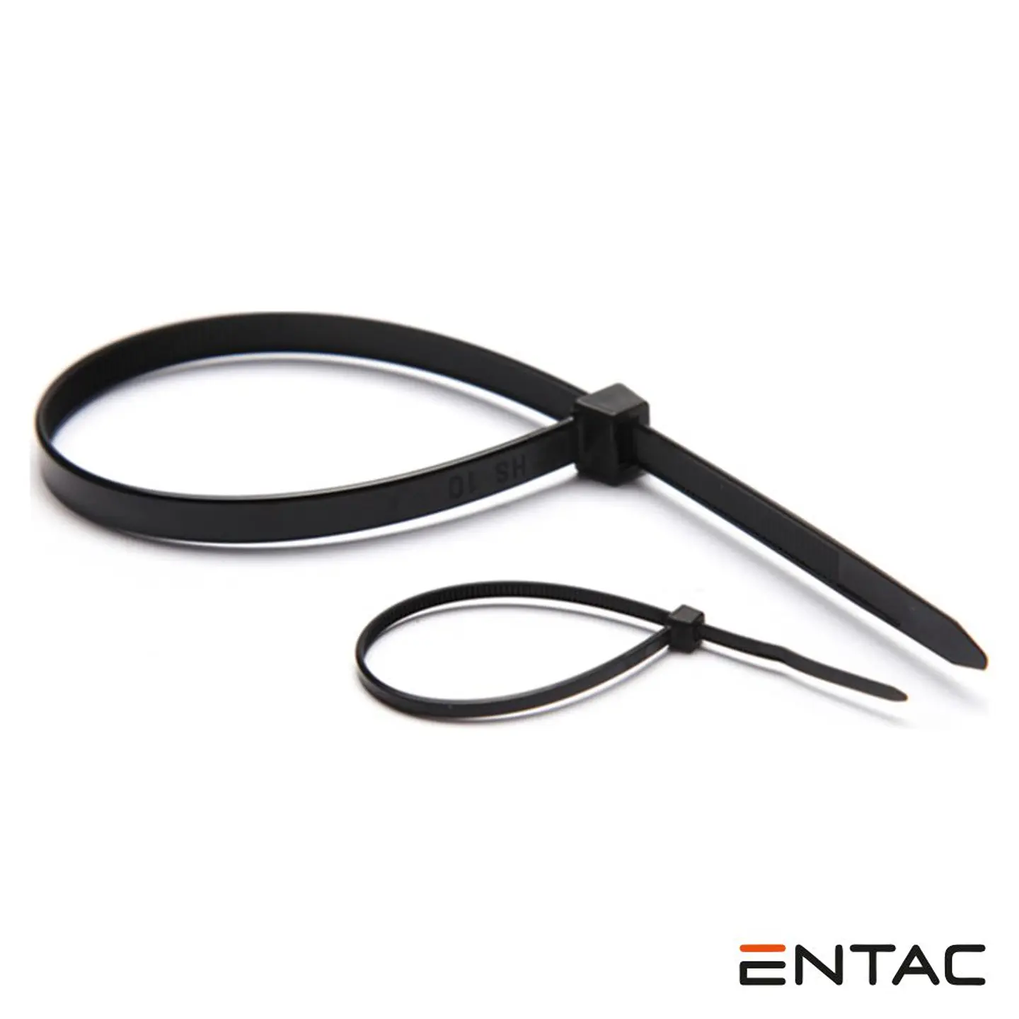 Conjunto 50 Braçadeiras Nylon 7.6x370mm Preto ENTAC 1