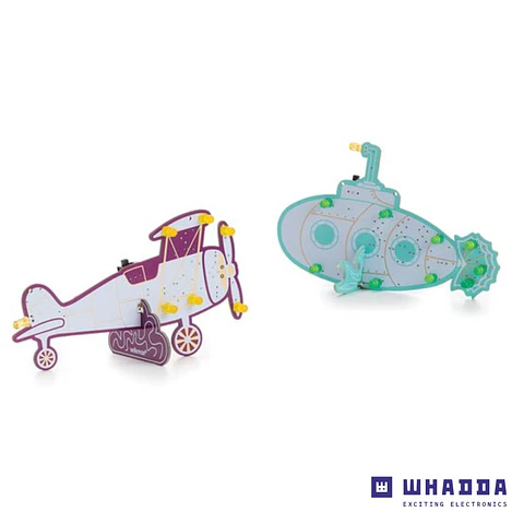 Kit de Montagem Avião e Dirigível WHADDA