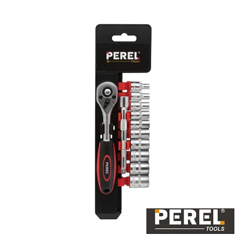 CHAVE DE ROQUETE 1/4" C/ 10 PONTAS PEREL