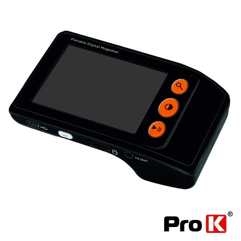 Lupa Digital c/ LCD 3.5" p/ Leitura 25x