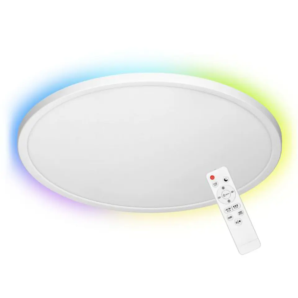 Painel LEDS Redondo Superfície 36W 400mm RGBW 3500lm 1
