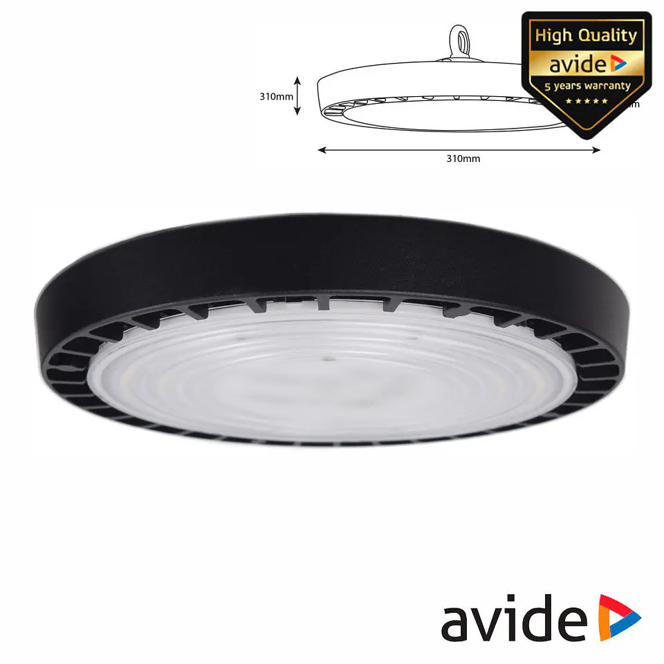 Campânula LED 200W 5000K IP65 22000LM AVIDE 1