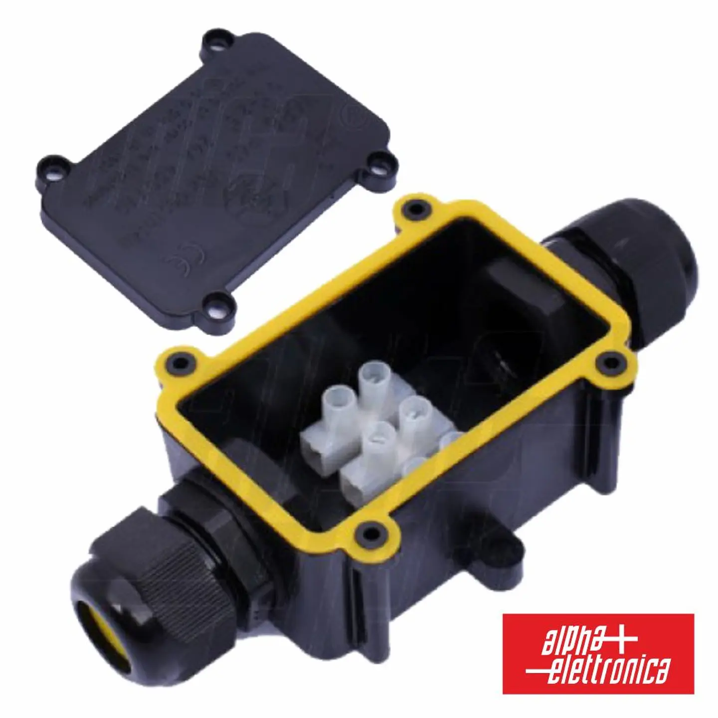 CAIXA JUNÇÃO 2 VIAS C/ 3 CONDUTORES 24A 450V IP68 1
