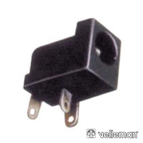 FICHA ALIMENTAÇÃO DC MACHO Ø2.5x5.5MM PAINEL VELLEMAN