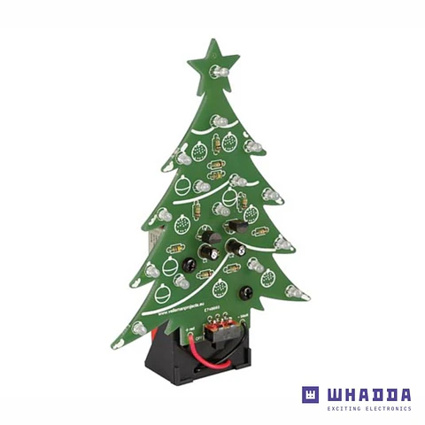 Kit Árvore de Natal C/ LEDS Azuis WHADDA