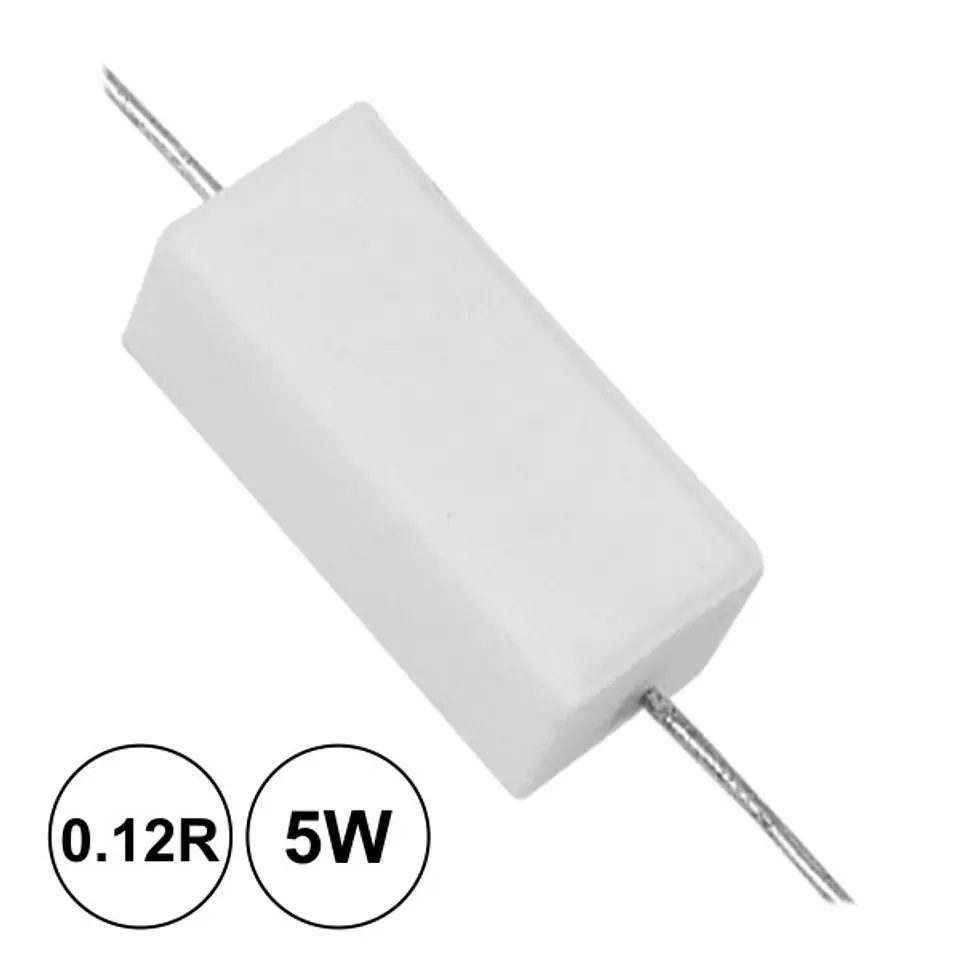 RESISTÊNCIA BOBINADA 0.12R 5W 1