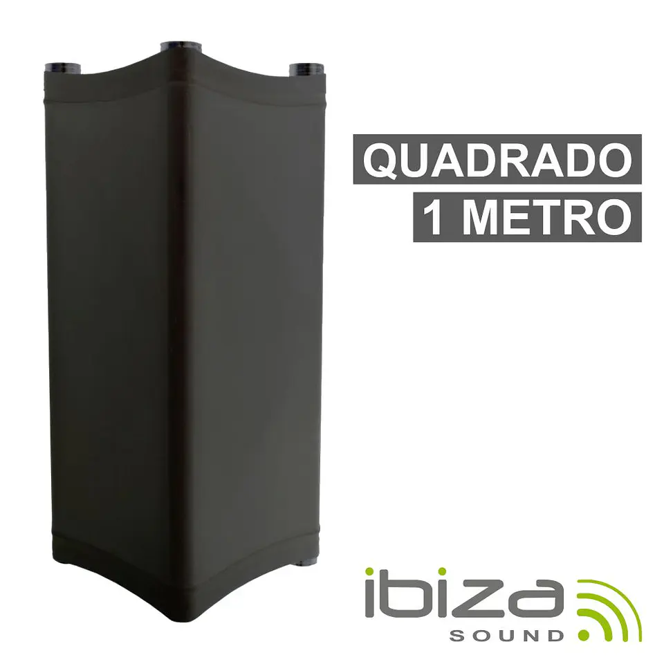 Licra P/ Estruturas Quadradas C/ 1M 190g/M² Preto IBIZA 1