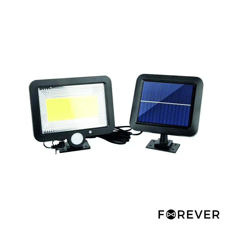 Candeeiro Exterior 8W 600lm 6000K C/ Sensor PIR Painel Solar 1