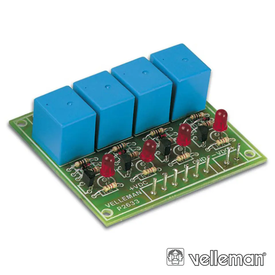 KIT PLACA DE RELÉS VELLEMAN 1