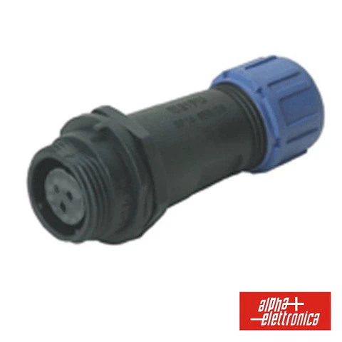 FICHA ALIMENTAÇÃO FÊMEA 3P 13A INDUSTRIAL À PROVA ÁGUA