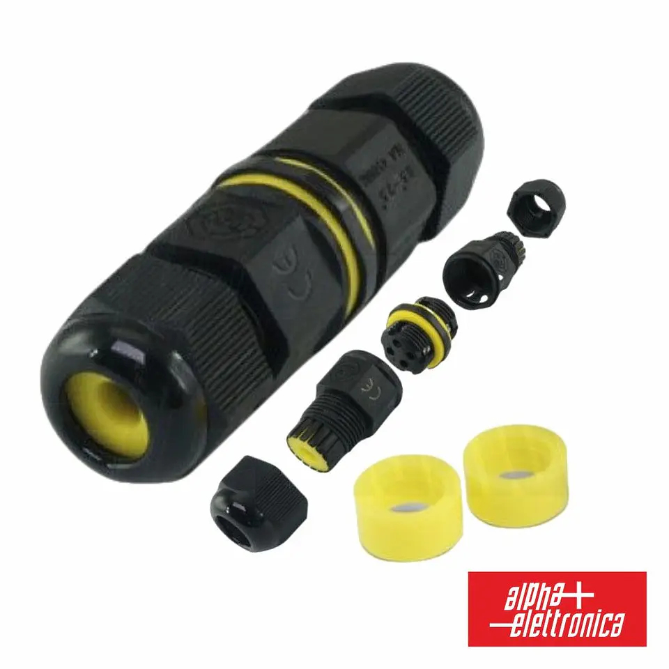 Ligador 2 Condutores 16A 450V IP68 ALPHA 1