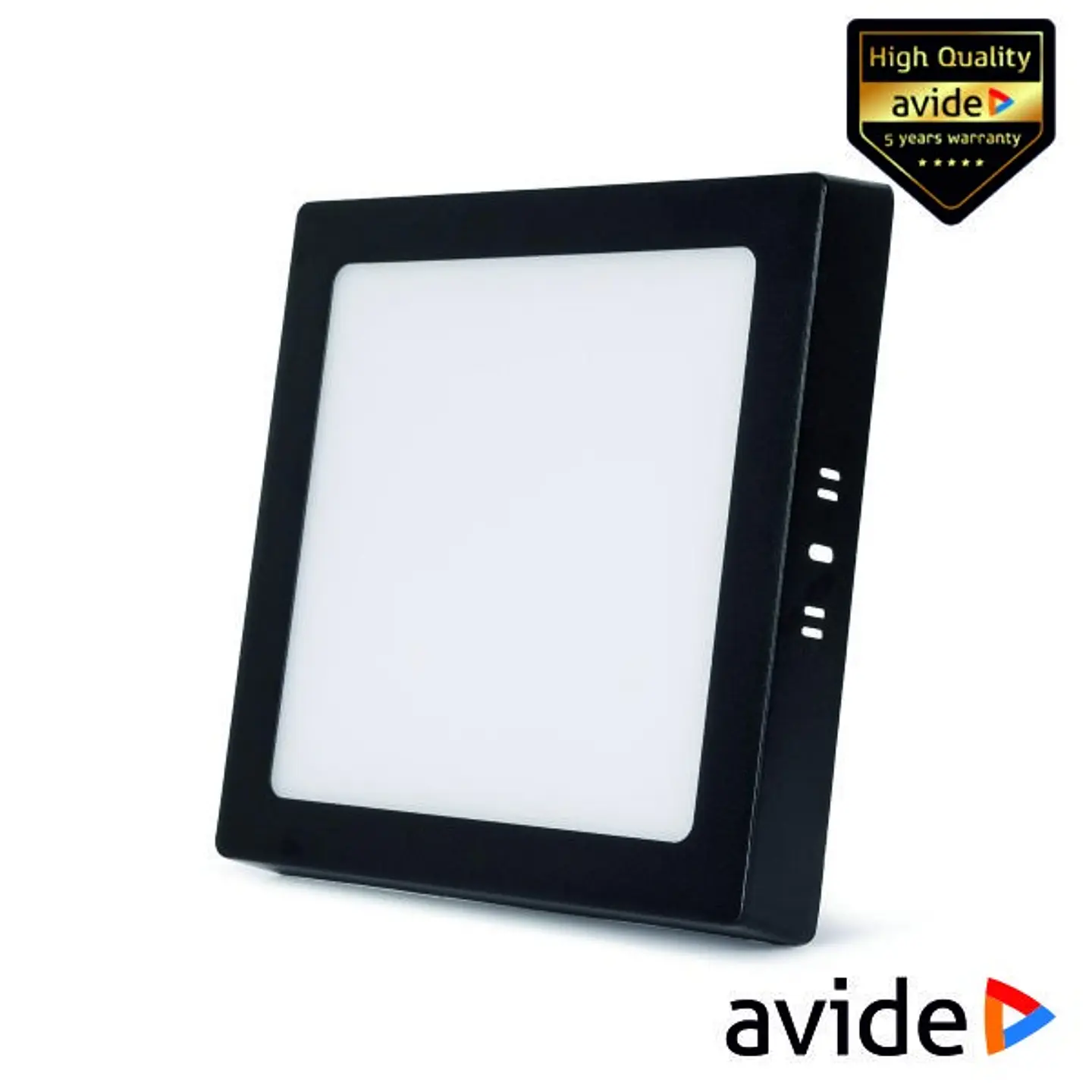 Painel Leds Quadrado CCT 18W 231mm 1490lm Preto AVIDE 1