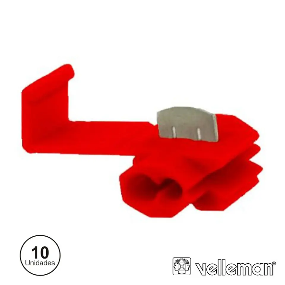 CONJUNTO DE 10 QUICK SPLICE VERMELHOS 1