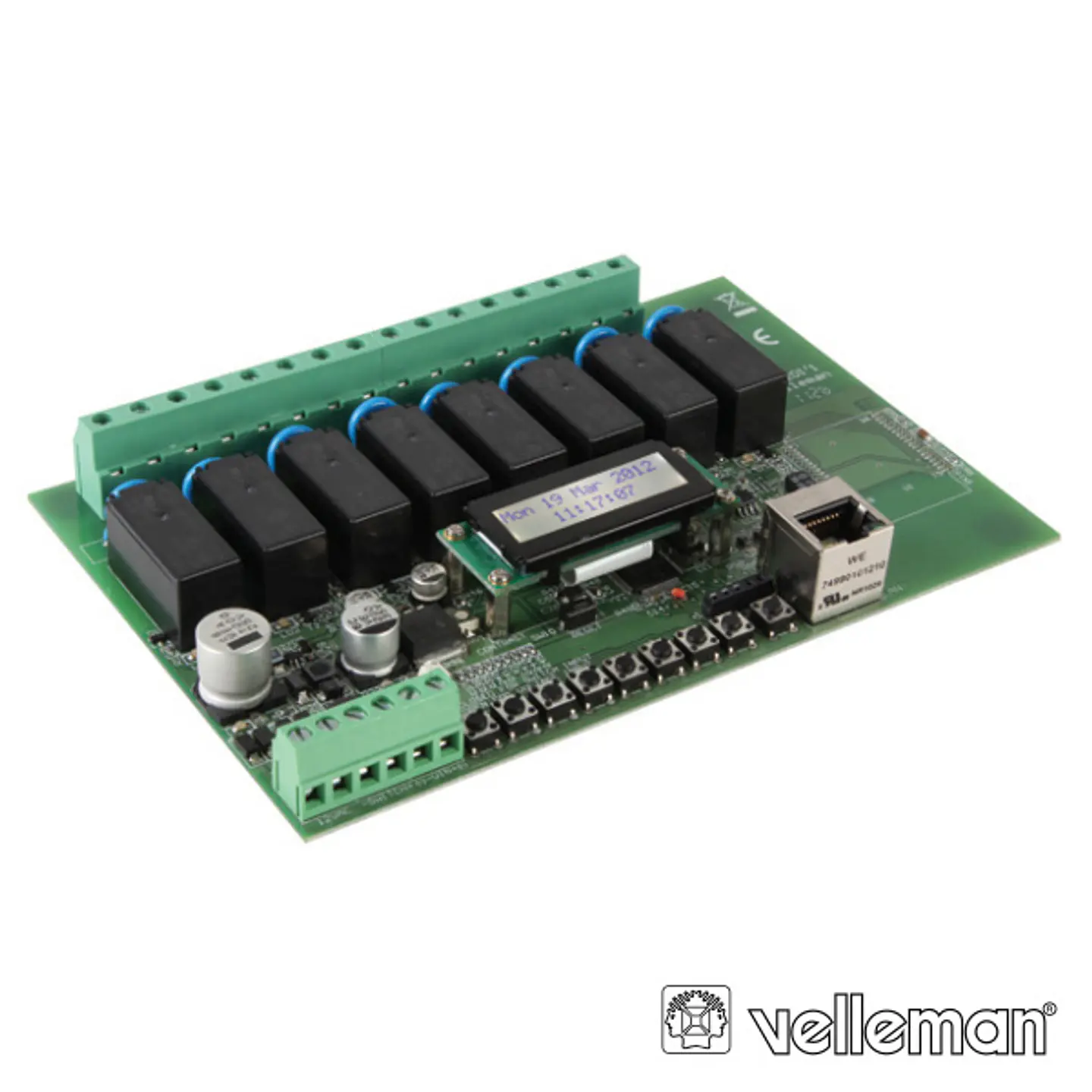 KIT PLACA DE RELÉS CONTROLADA POR INTERNET 1