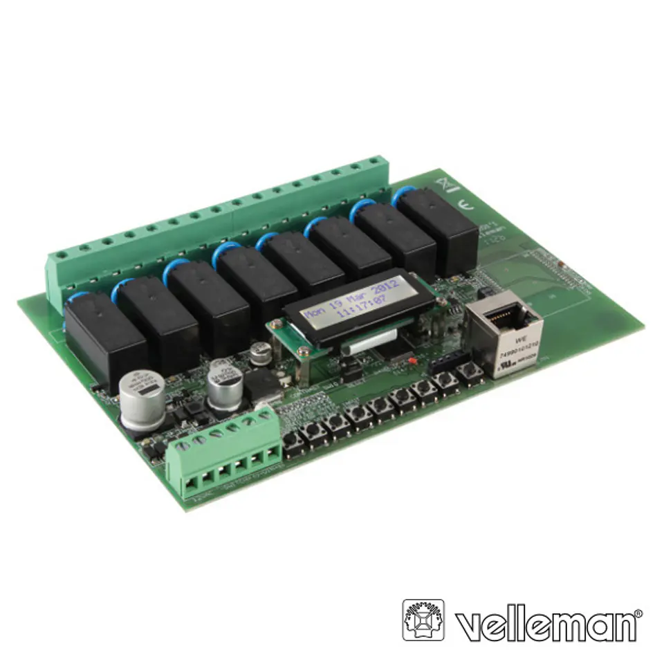 KIT PLACA DE RELÉS CONTROLADA POR INTERNET 1