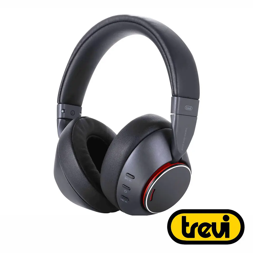 Auscultadores Bluetooth 5.3 S/ Fios Stereo C/ ANC TREVI 1