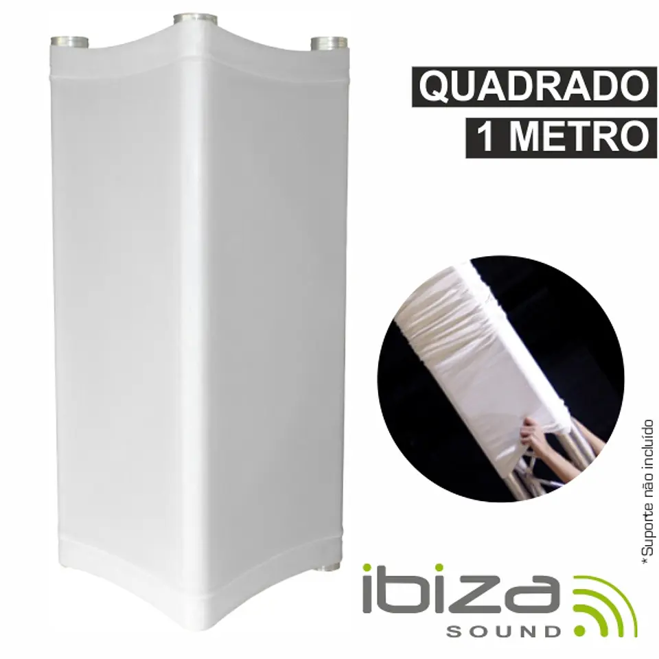 LICRA P/ ESTRUTURAS QUADRADAS C/ 1M 190G/M² IBIZA 1