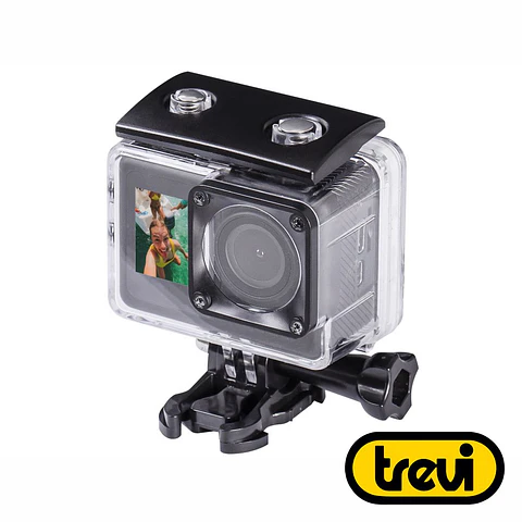Câmara De Ação 4K WIFI C/ 2x LCD TREVI