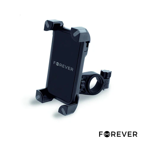Suporte Telemóvel 6.5" P/ Motos E Bicicletas Preto FOREVER