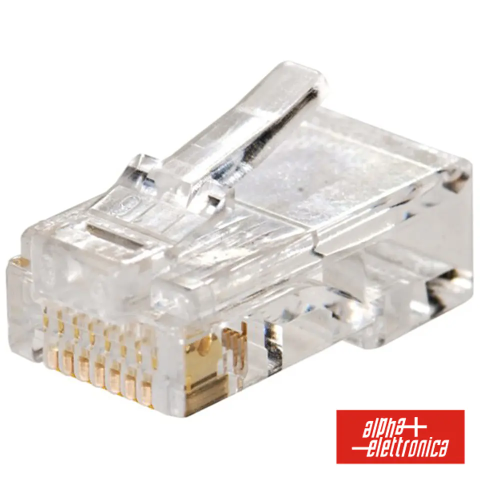 FICHA RJ45 MODULAR 8P8C 1