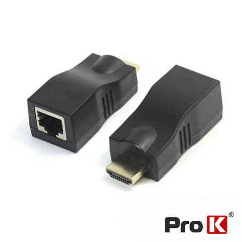 Receptor E Transmissor HDMI Via RJ45 30M PROK