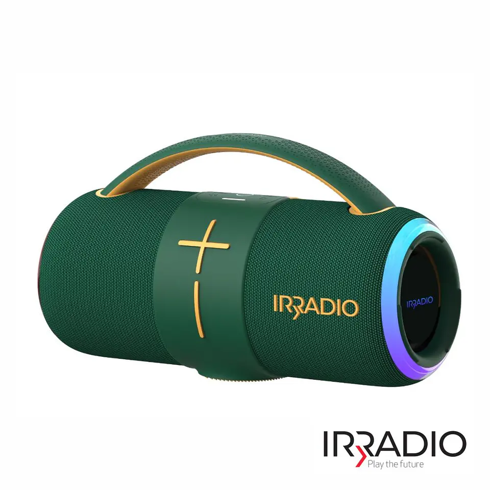 Coluna Bluetooth Portátil 50W USB/BT/TWS LED RGB IRRADIO 1