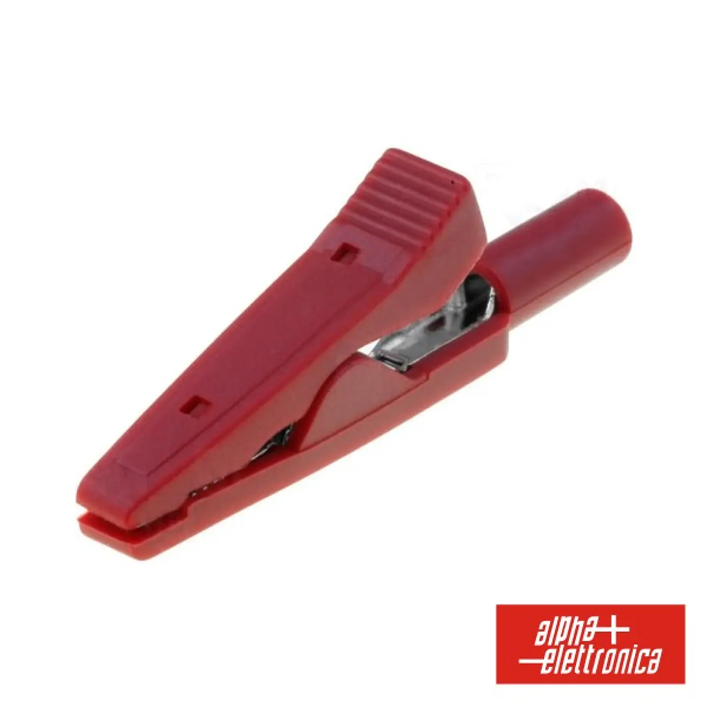 PINÇA CROCODILO ISOLADA VERMELHA 10A 1