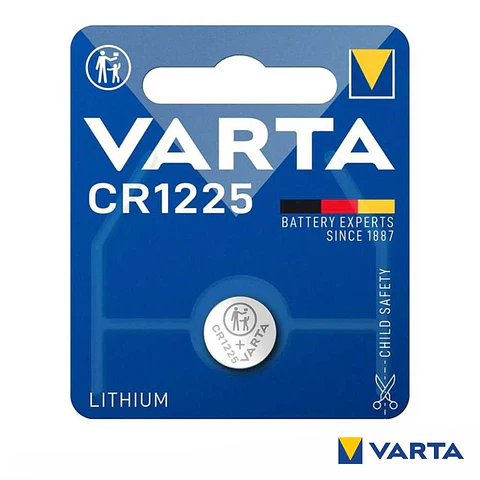 Pilha Lithium Botão CR1225 3V Blister VARTA