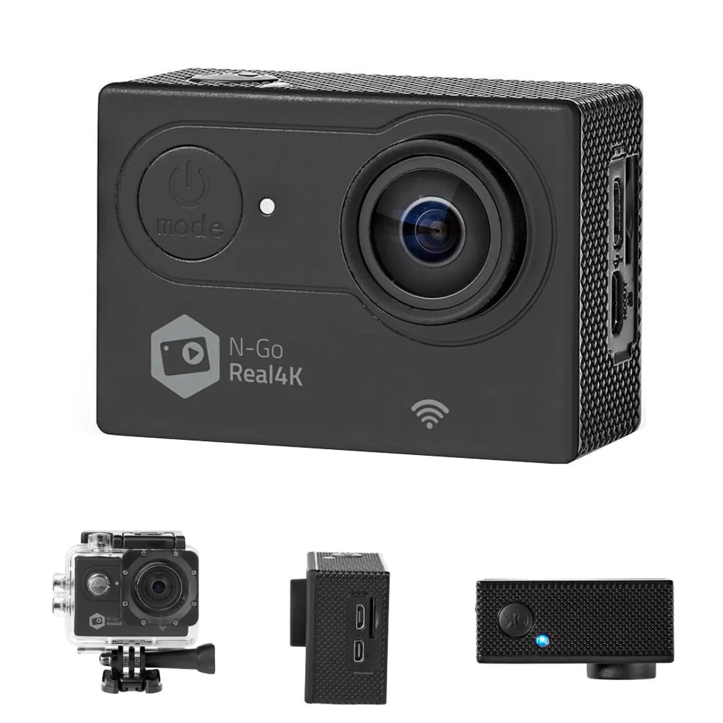 Câmara De Ação Real 4K Ultra HD Wi-Fi À Prova De Água NEDIS 1