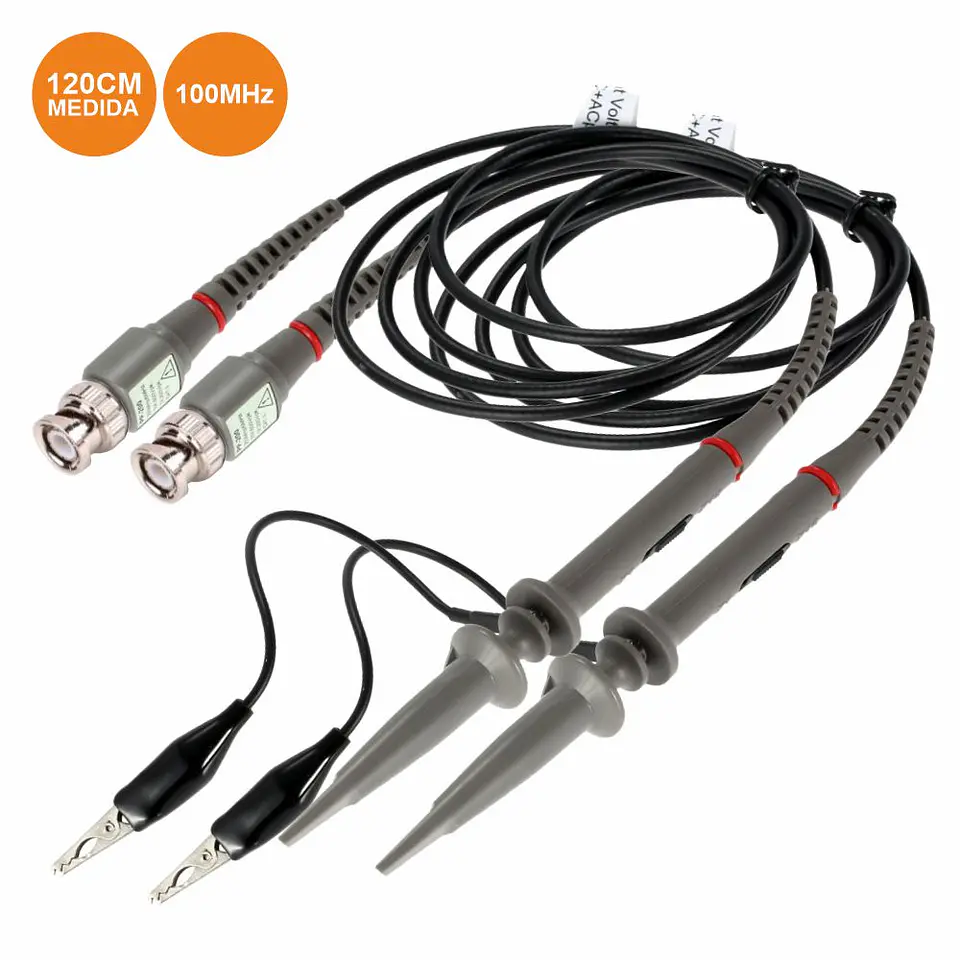 Conjunto Pontas De Prova P/ Osciloscópio 100mhz 1