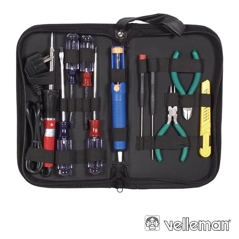 CONJUNTO DE 11 FERRAMENTAS EM MALA VELLEMAN