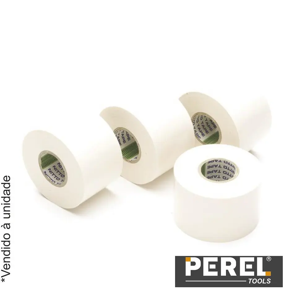 Fita Isoladora Branca - 50 mm X 20M PEREL 1