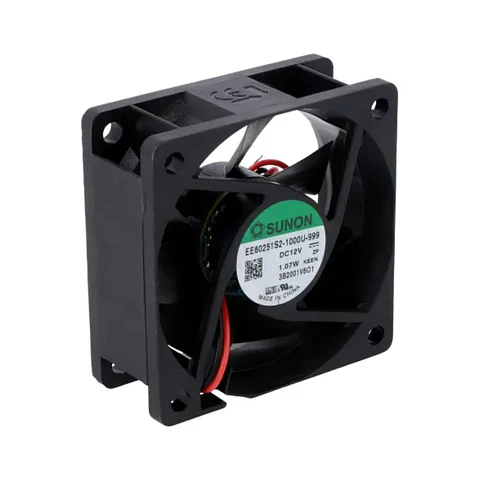 Ventoinha 12VDC 60x60x25mm 2 Fios EE60251S2-1000U-999 SUNON